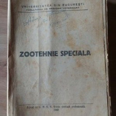 Zootehnie speciala Facultatea de medicina veterinara