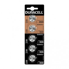 5-Pack DURACELL CR2025 3V Lithium baterie plata