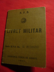 Livret Militar - Serviciul Medical 1957 foto