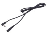 Cablu DC 5,5/2,1 Mufă-Soclu Negru 1x1mm2