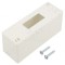 Carcasă albă pentru aparatură modulară IP30, 2 module, IK07