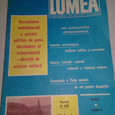 Lot 2 Reviste LUMEA,Revista saptamnala de politica externa editia Martie 1982