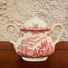 ZAHARNITA DIN PORTELAN ENGLEZESC MYOTT- THE BROOK-FINE STAFFORDSHIRE WARE H11CM