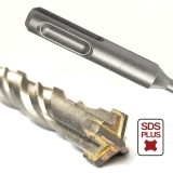 Burghiu pentru ciocan SDS-PLUS 4 tăietori &Oslash; 16,0mm x 260mm lungime