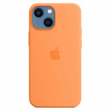 Husa de protectie telefon Apple pentru Apple iPhone 13 mini, Silicone Case, MagSafe, Marigold (Seasonal Fall 2021)