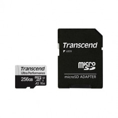Card de memorie Transcend USD340S, MICROSDXC, 256 GB, Cu adaptor, UHS-I U3 A2, DDR200