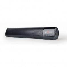 Boxa portabila Gembird SPK-BT-BAR400-01, Bluetooth 5.0, Hands Free Profile, Soundbar, Negru