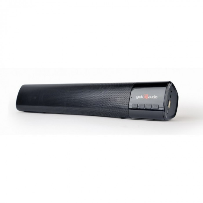 Boxa portabila Gembird SPK-BT-BAR400-01, Bluetooth 5.0, Hands Free Profile, Soundbar, Negru