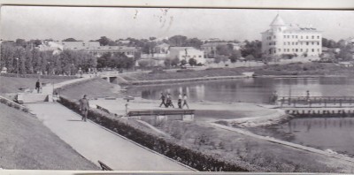 bnk cp Techirghiol - Pe malul lacului - uzata foto