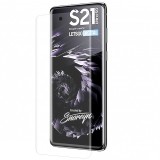 Folie Protectie Ecran Enkay pentru Samsung Galaxy S21 Ultra 5G, Plastic, 3D