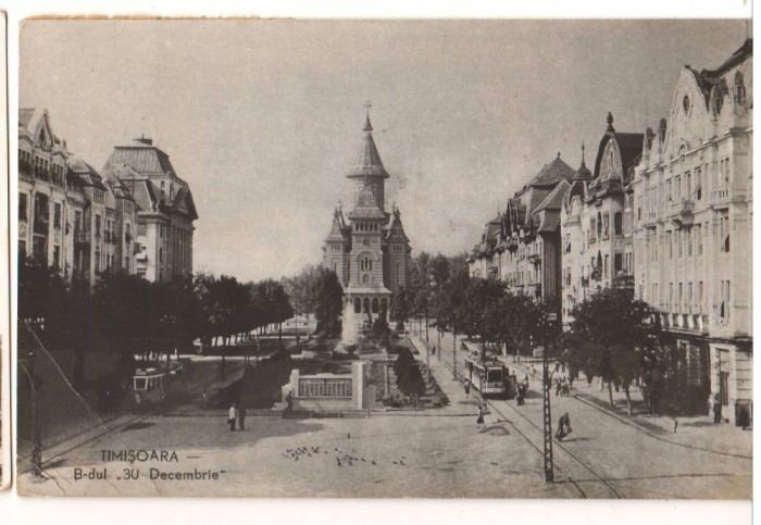 CPIB 22513 - CARTE POSTALA - TIMISOARA. Bdul 30 DECEMBRIE, RPR, 1959