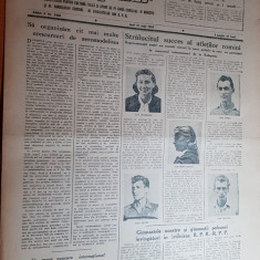 sportul popular 31 mai 1954-lia manoliu record si locul 1,iolanda balas locul 1