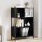 vidaXL Bibliotecă, negru, 72x28x109 cm, lemn prelucrat 838883