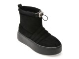 Ghete EPICA negre, 6G305, din piele intoarsa