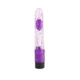 Vibratoare din jelly - Vibratii Fierbinti Vibrator Realist 22,3 cm Violet Stimulare Intensa in Punctul Potrivit
