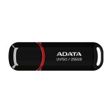 MEMORIE USB 3.2 ADATA 256 GB, cu capac, carcasa plastic, negru &quot;AUV150-256G-RBK&quot; (timbru verde 0.03 lei)