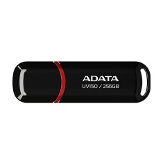 MEMORIE USB 3.2 ADATA 256 GB, cu capac, carcasa plastic, negru &quot;AUV150-256G-RBK&quot; (timbru verde 0.03 lei)