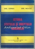 Cumpara ieftin Istoria Statului si Dreptului Romanesc - Emil Cernea, Emil Molcut, Ed. Sansa, Bucuresti, 1996