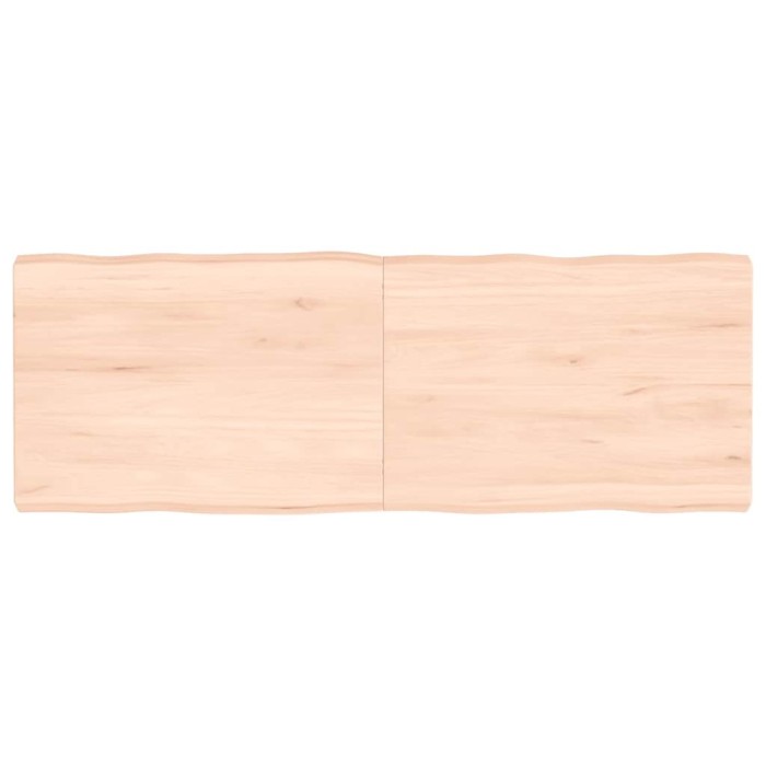 vidaXL Blat masă 140x50x(2-6) cm lemn stejar netratat contur organic