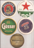 N7 - Lot 10 bucati - suport pentru bere din carton / coaster