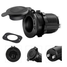 Priza suplimentara impermeabila pentru vehicule Off Road, ATV, SSV, tensiune 12V - 24V foto