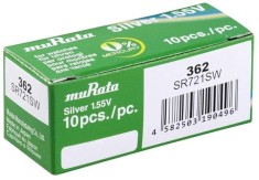 Pachet 10 baterii pentru ceas - Murata SR721SW - 362