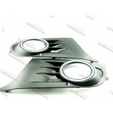 Set grile proiectoare cu inele cromate Volkswagen Golf 6