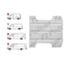 Podea MERCEDES SPRINTER, 2006-06.2018, VW CRAFTER (2E), 12.2005-04.2017, model spatiu incarcare L=3265mm, Standard 3265mm, otel galvanizat; suprafata