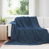 vidaXL Pături de aruncat 6 pcs Albastru marin 220 x 240 cm Molton 42016807