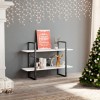 VidaXL Bibliotecă cu 2 rafturi, alb, 100x30x70 cm, PAL 806467