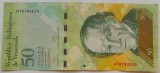 Cumpara ieftin Bancnota exotica 50 BOLIVARES - VENEZUELA, anul 2011 * cod 139 = Circulata