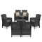 Set de mobilier de grădină Lima II cu 6 locuri, grafit