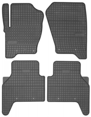 Set Covorase Auto Cauciuc Negro Land Rover Range Rover Sport 1 2005-2012 402461 foto