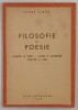 FILOSOFIE SI POESIE de TUDOR VIANU , 1943