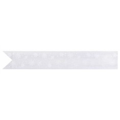 Panglica pentru legat cadouri Lemeso, 3.8 cm x 22 m, matase, alb