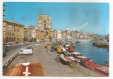 FA118 -Carte Postala- ITALIA - Via Gramsci e Porto - Savona, circulata 1969