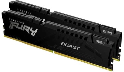 Memorie RAM Kingston FURY Beast 64GB DDR5 5200MHz CL36 Dual foto
