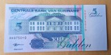 5 Gulden 1998 - Bancnota veche SURINAM - stare foarte buna UNC