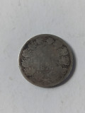 1 Leu 1870 C argint , varianta normala. Carol I