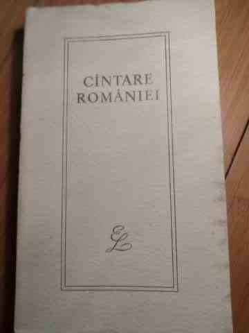 Cintare Romaniei Antologie - Colectiv ,530191