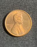 Moneda One Cent 1991 USA, America de Nord
