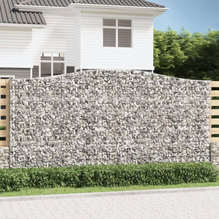 Gossi cos gabion arcuit 400x30x200/220 cm fier galvanizat