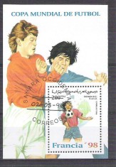Sahara OCC R.A.S.D 1996 Sport, Football, Soccer, perf. sheet, used AB.022