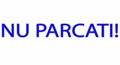 Sticker Indicator Nu Parcati - 100x15 cm