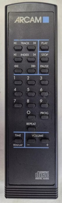 Telecomanda audio originala ARCAM RC 2287/34 CD Player Remote Arcam Alpha Vintage Hifi CD Player TDA 1541 CDM4 ca noua