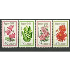 DDR 1966 - flori, serie neuzata