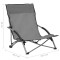 Scaune pliante 2 buc. Material textil gri - 8