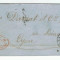 France 1858 Cover + Content PC 3611 VILLEFRANCHE S SAONE to LYON D.831