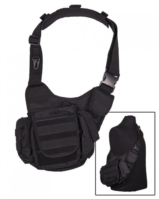 Geanta sling multifunctionala Mil-Tec Negru