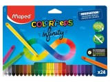 Creioane colorate Maped Color'Peps Infinity 24 culori/set
